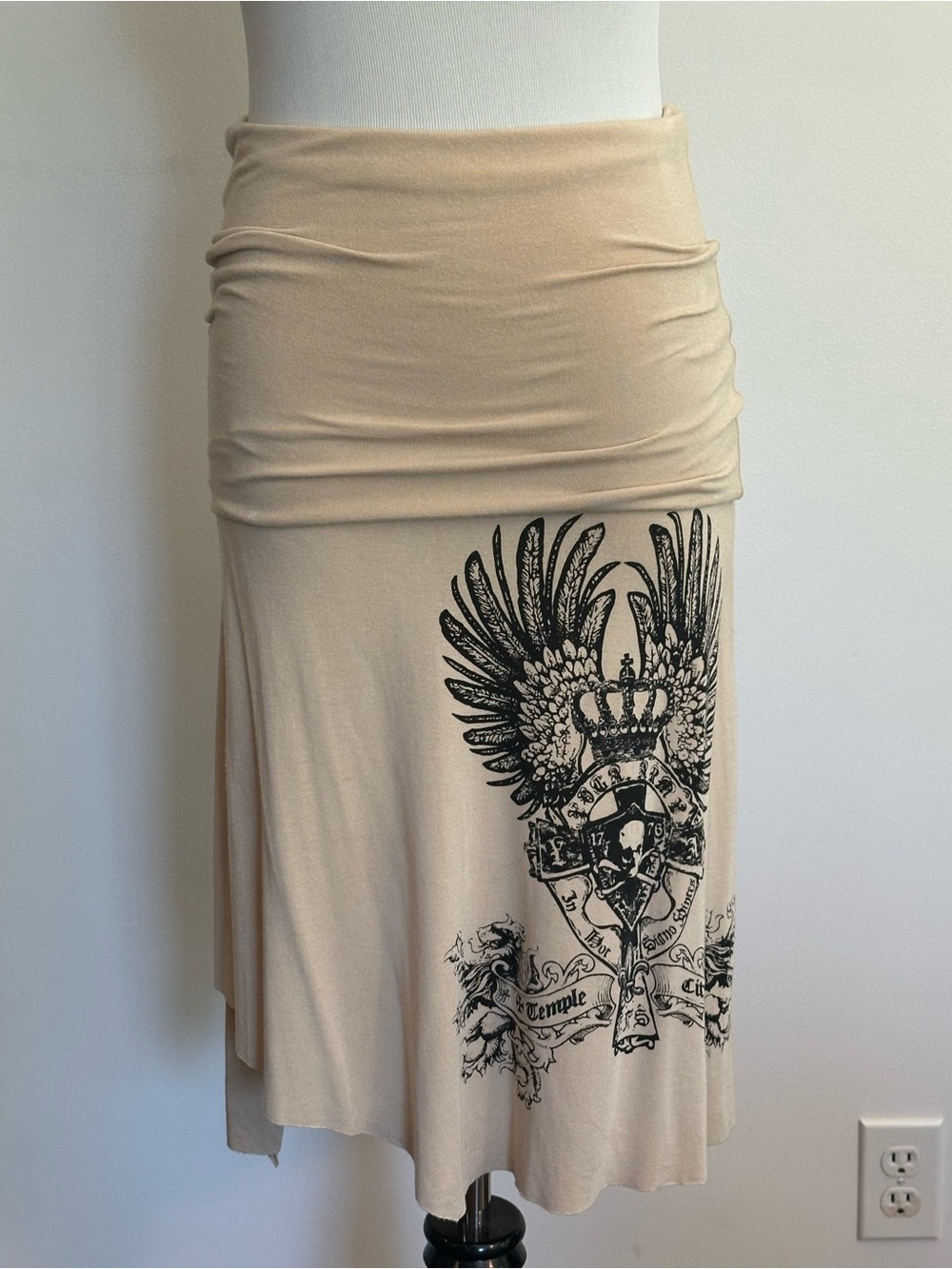 Fold-Over Skirt / Sleeveless Dress